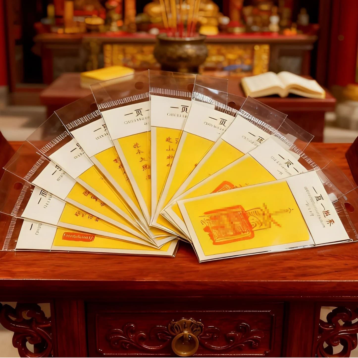 Cinnabar yellow paper high content printing cinnabar mobile phone stickers fashionable mobile phone cinnabar cardboard yellow rice paper wholesale