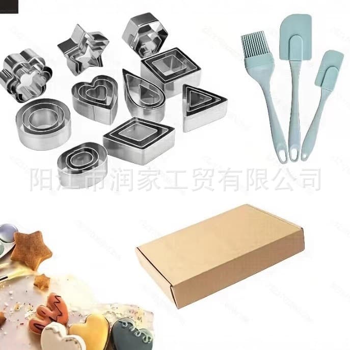 Amazon Stainless Steel Mini Cookie Cutters 30PC Tin Box Cookie Molds Mini Fondant Cookie Cutters