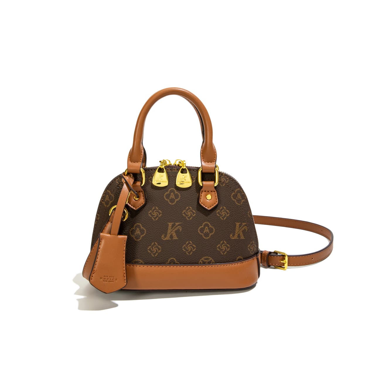 Monica Qiqi 2026 Shell Bag European and American Retro Premium Bolide 8 Commuter Women's Handbag