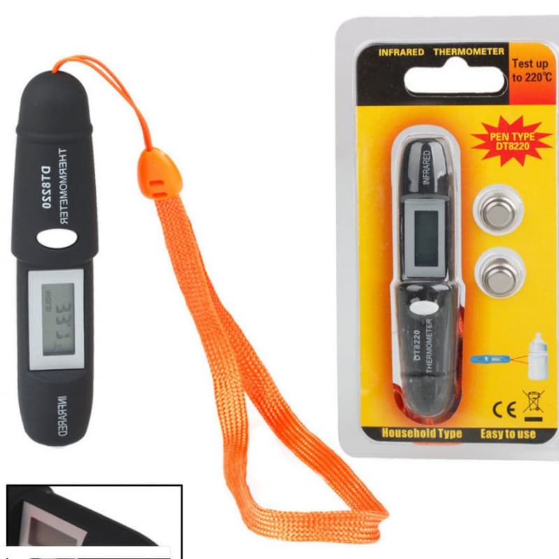 Cross-Border E-commerce Infrared Thermometer, Handheld Portable Electronic Thermometer, Mini Pocket Temperature Pen DT8220