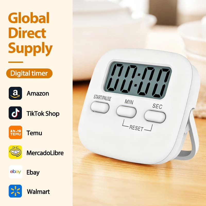 [Cross-border Hot Sale] Kitchen Electronic Timer Timer Reminder Student Question Countdown Timer Alarm Clock