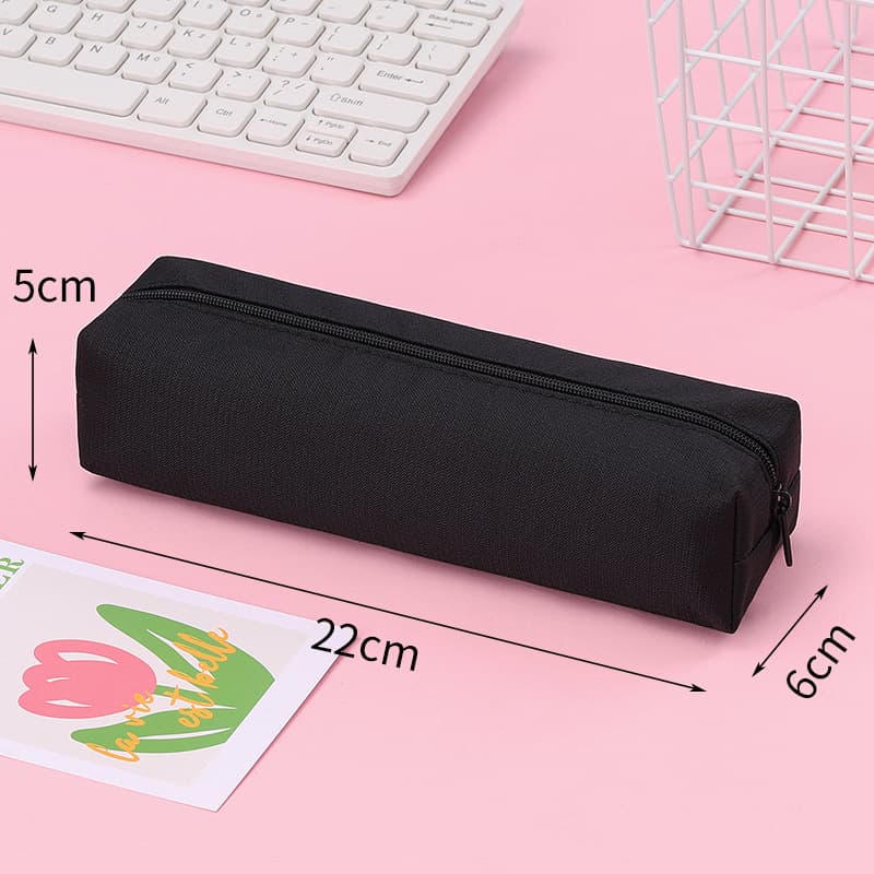 Double-Layer Zipper Pencil Case for Boys, Simple and Large Capacity, Ideal for Top Students, Primary and Middle School Students, Pencil Case Wholesale