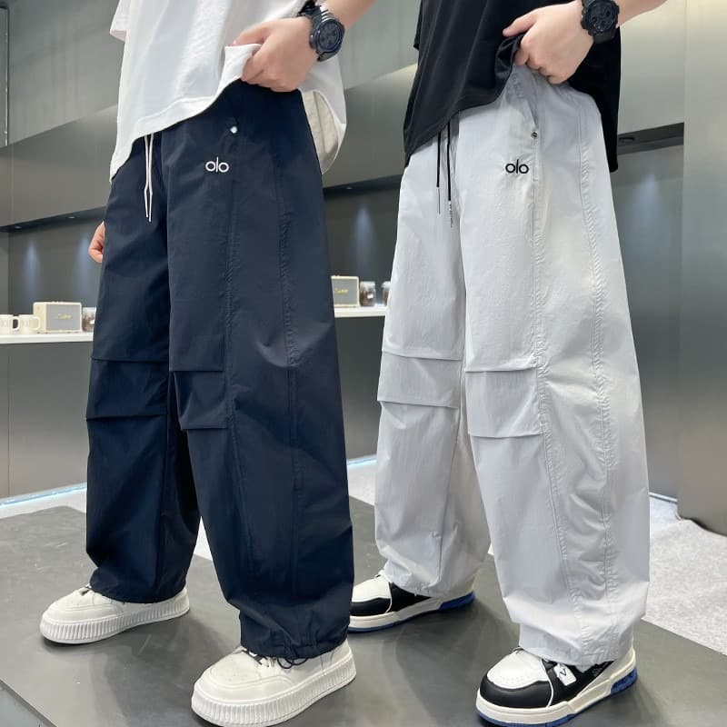 Boys Pants Summer Thin Loose 2026 Middle and Teen Korean Style Long Pants Children Straight-Leg Mosquito-Proof Pants Summer Wear