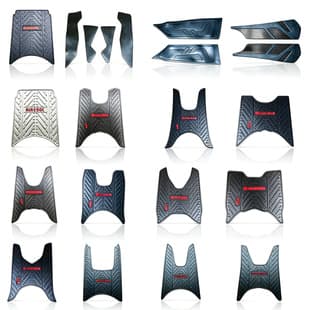 Motorcycle Floor Mats for Yamaha Honda Suzuki Haojue Waterproof Foot Pedal Mat