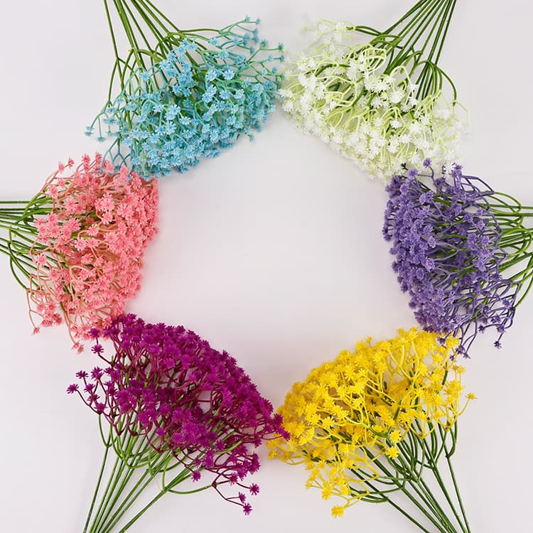 Artificial Single Stem Baby's Breath Wholesale Fake Flowers Artificial Flowers Aisle Photo Props Wedding Decoration Floral Arrangement