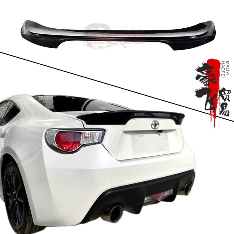 Suitable for Toyota gt86 tail Subaru brz tail MORTOR SPORT modified sports paint fixed wind wing
