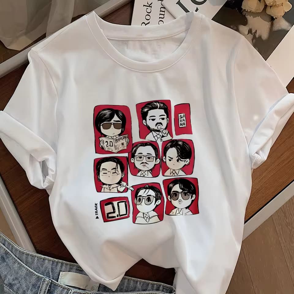 Fashion Korean Style T-Shirt Summer Member T-Shirt Women Men Kpop Fan Apparel Girl Arirang World Tour