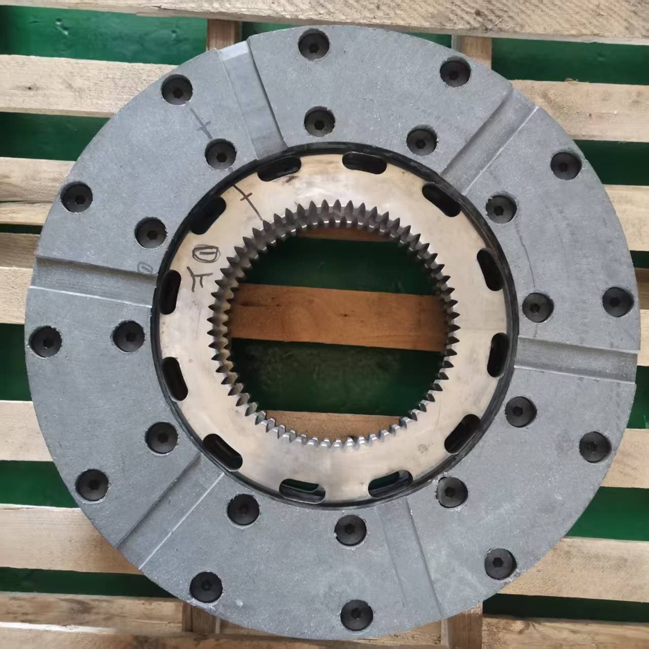 Cold shear machine brake assembly friction plate; cold shear machine steel tooth internal tooth friction plate