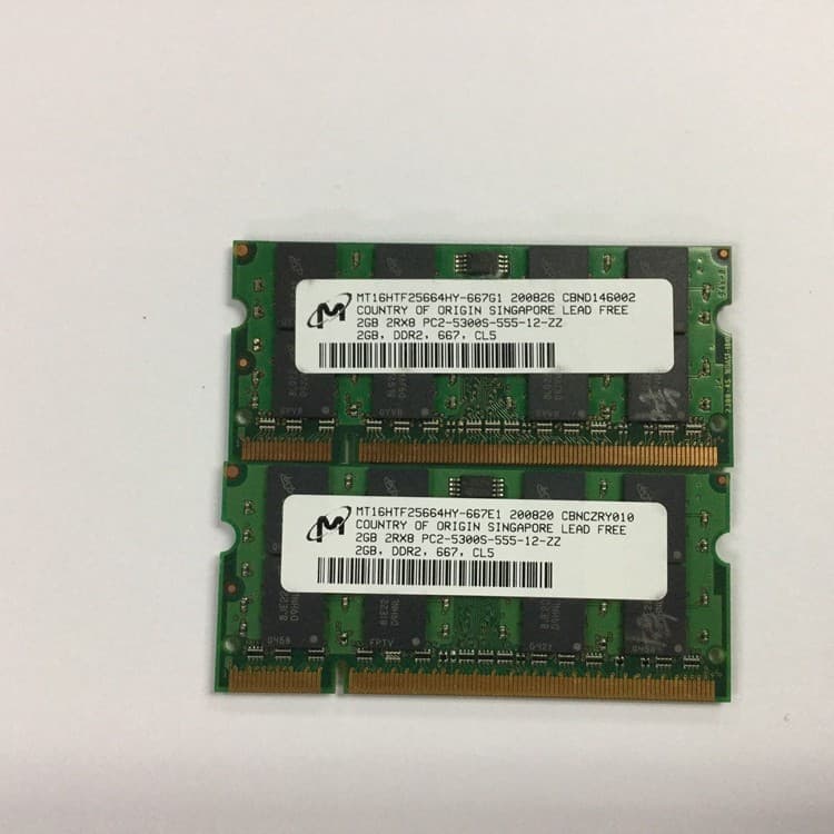 Original Factory Laptop Memory Stick 2GB667 PC2 5300S Digital Computer Memory