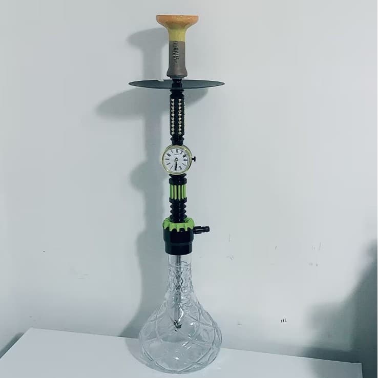 Arabic Hookah Large Size Single Person with Timer Shisha Hookah Red Blue Green Black