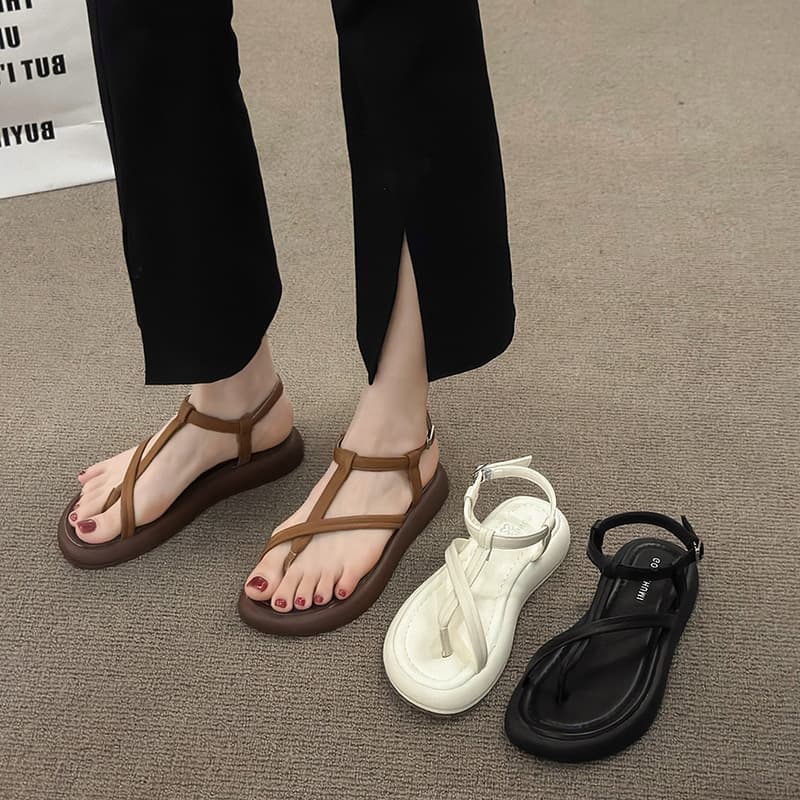 Women's Sandals 2026 New Summer Style, Fashionable and Versatile, Comfortable for All-Day Wear, Roman Sandals to Pair with Dresses