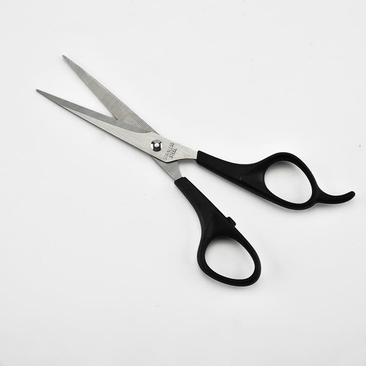 High-Quality Hairdressing Flat Scissors Black DIY Hair Trimmer Bangs Tool with Thinning Shears