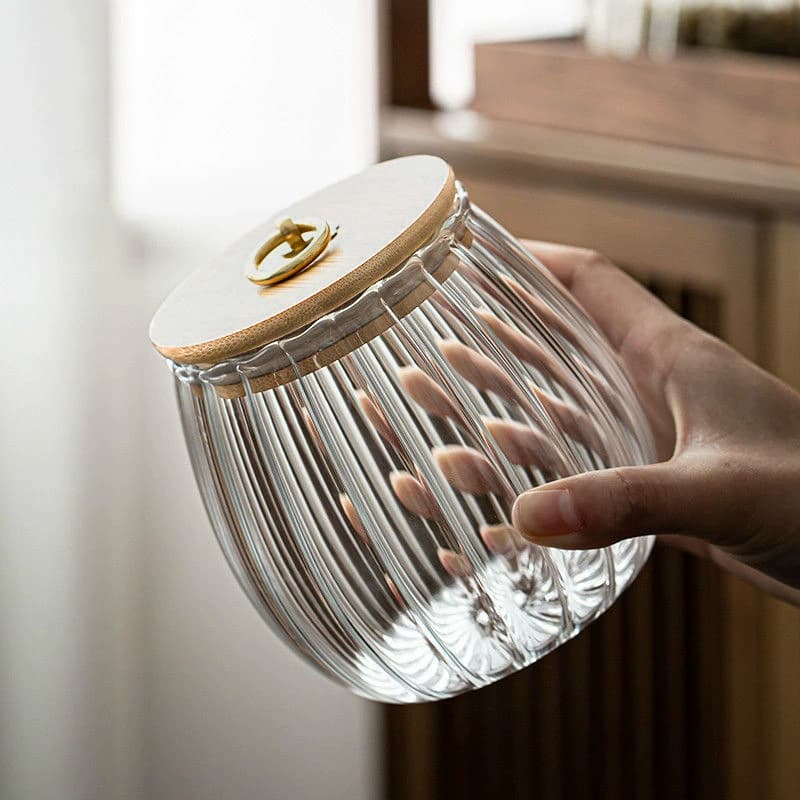 Glass Sealed Jar Food Grade Storage Jar Ice Sugar Jar Dried Fruit Snack Storage Jar Tea Storage Jar Sugar Jar