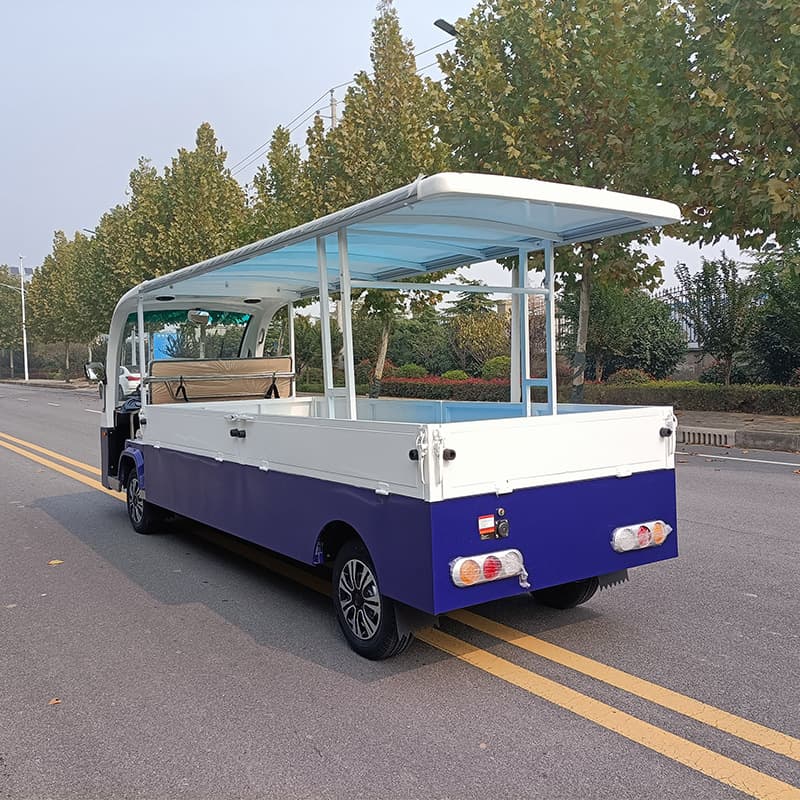 Electric Modified Two-Seater Delivery Van, Hotel Linen Cart, Factory Utility Vehicle, Express Delivery Four-Wheel Electric Vehicle