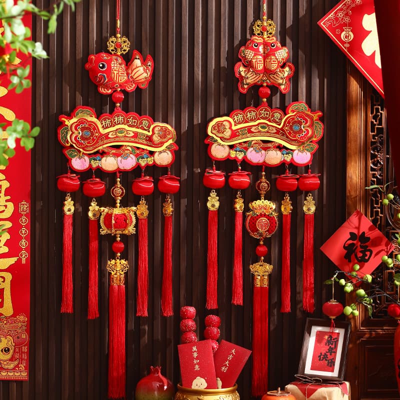 2026 New Year of the Horse Hanging Ornament, New Year Living Room Mall Shop Spring Festival Decoration, New Spring Festival Goods Hanging Wholesale