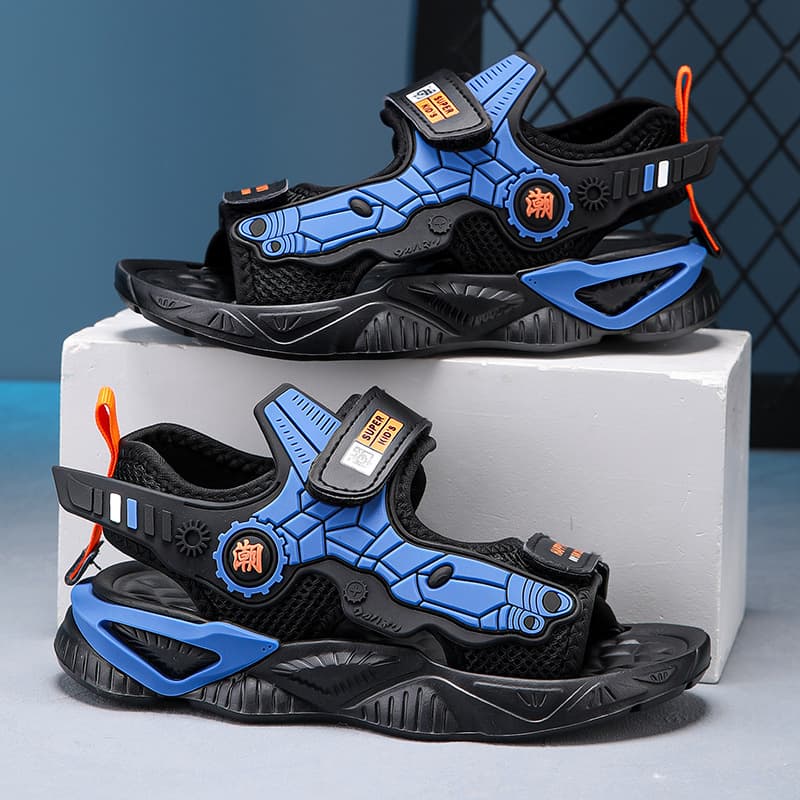 Boys' Sandals 2026 New Summer Children's Sandals Non-slip Soft Sole Beach Shoes Student Big Kids Sandals