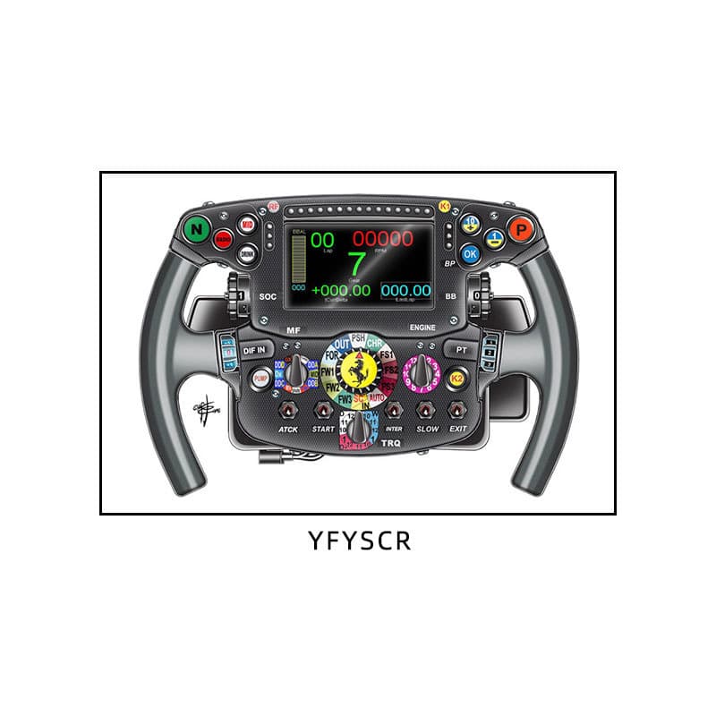 F1 Racing Car Decorative Poster, Automotive Karting Wall Art, Sports Car Mechanical Exploded View, Esports Room Bedroom Headboard Mural