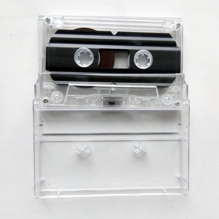 New blank teaching recording tape with transparent hard outer case, 30/45/60/90 minute standard recording tape