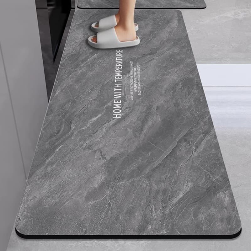 Cross-border Modern Simple Diatom Mud Kitchen Mat Non-slip Waterproof Oil-proof Dirty-resistant Foot Mat Household Easy-care Carpet