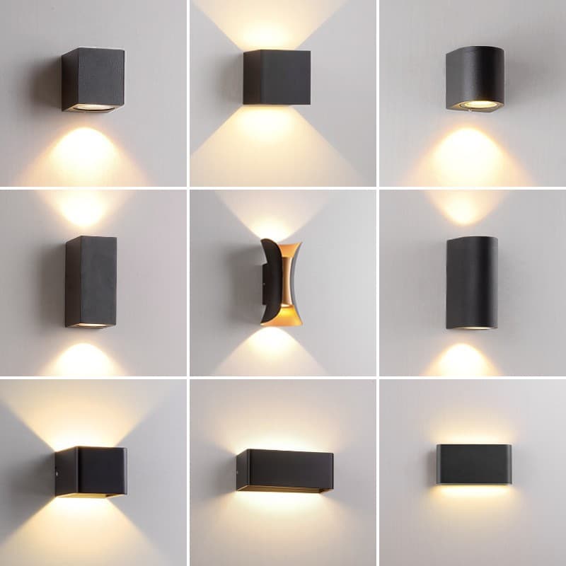 Cross-border Wall Lamp Wall Light Bedroom Bedside Indoor Rechargeable Stair Sensor Wall-Mounted Modern Minimalist Balcony Wall Light