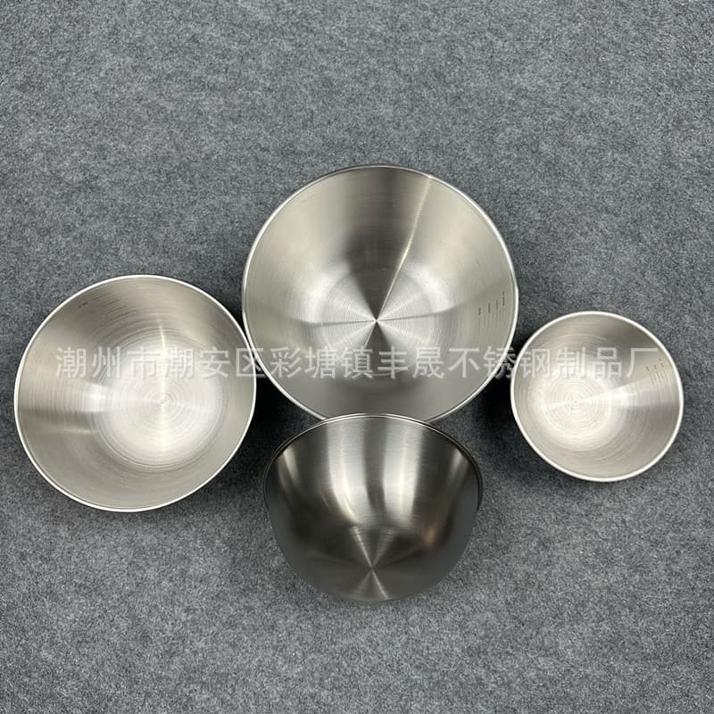 304 stainless steel cooking basin Japanese style thickened mixing and basin egg beating basin salad baking basin graduated basin hot sale