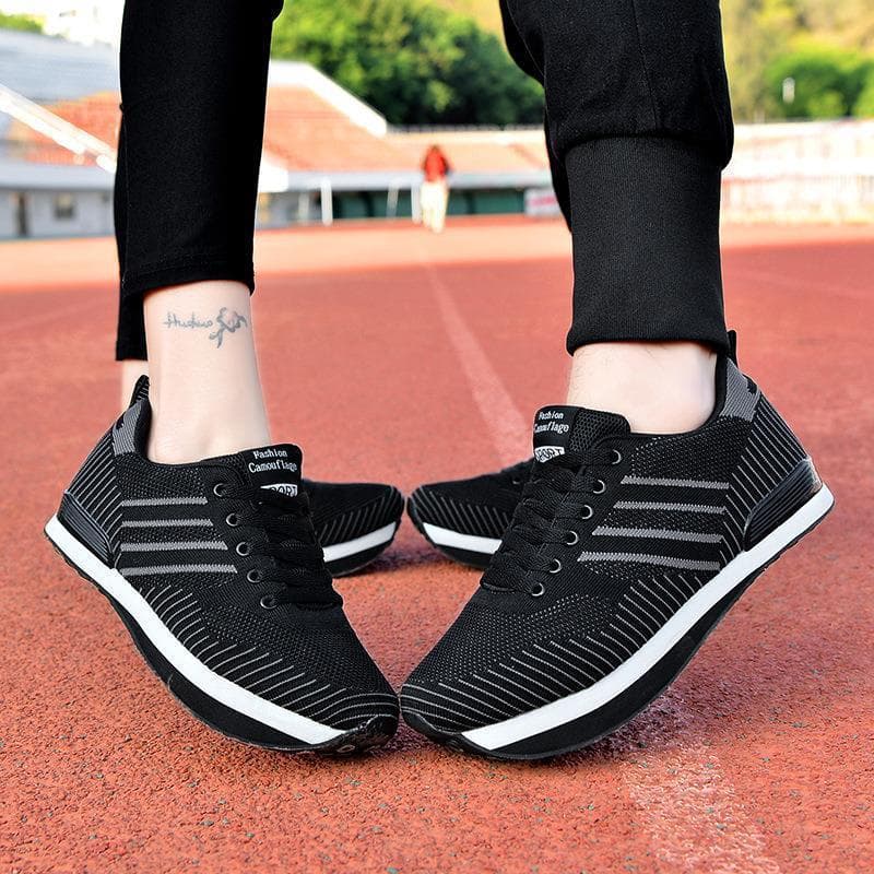 Spring/Autumn Couple Negative Heel Shoes for Body Posture Training, Replacing Walking Backwards, Front High Back Low Earth Shoes, Reverse Heel Shoes for Men