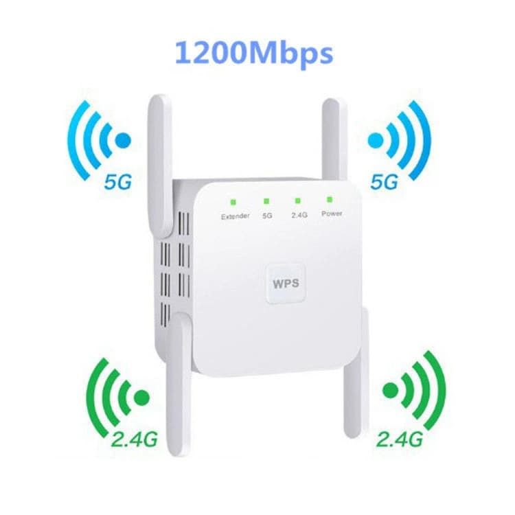 1200M dual-band repeater AC1200m wireless wifi signal amplifier dual-band Gigabit factory direct supply
