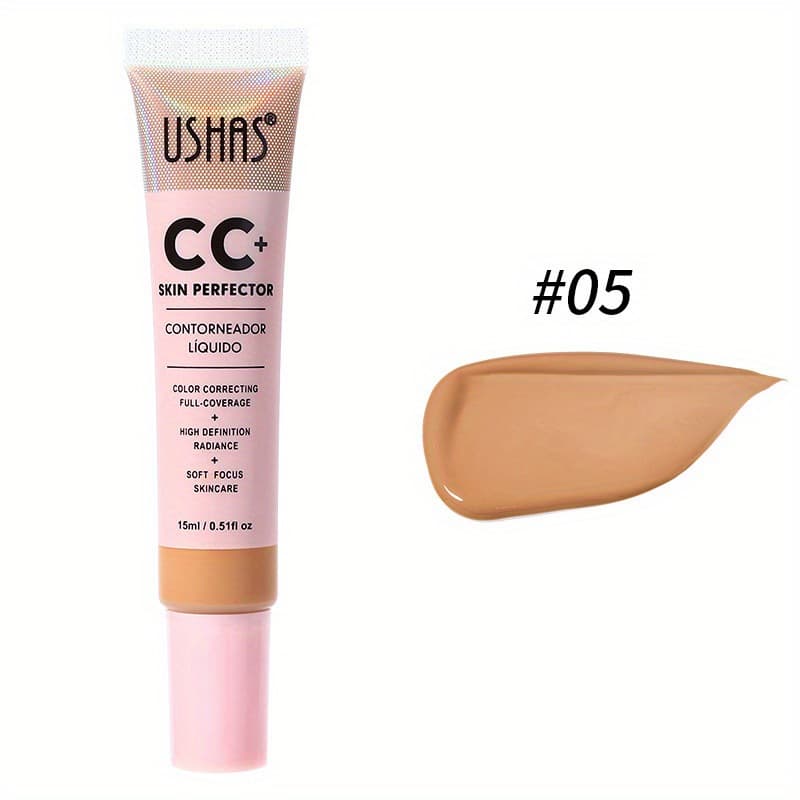 USHAS Cross-border 6-Color Concealer Liquid Moisturizing Brightening Skin Tone Long-Lasting Sweat-Proof Foundation Concealer Cream Primer
