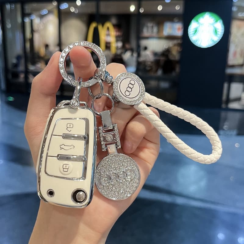 Audi A6L Key Case for A4L Old Model Q5L Car A5 Cover A7 Protection A8 Shell Q7 Case Q2L Women Q3/A3