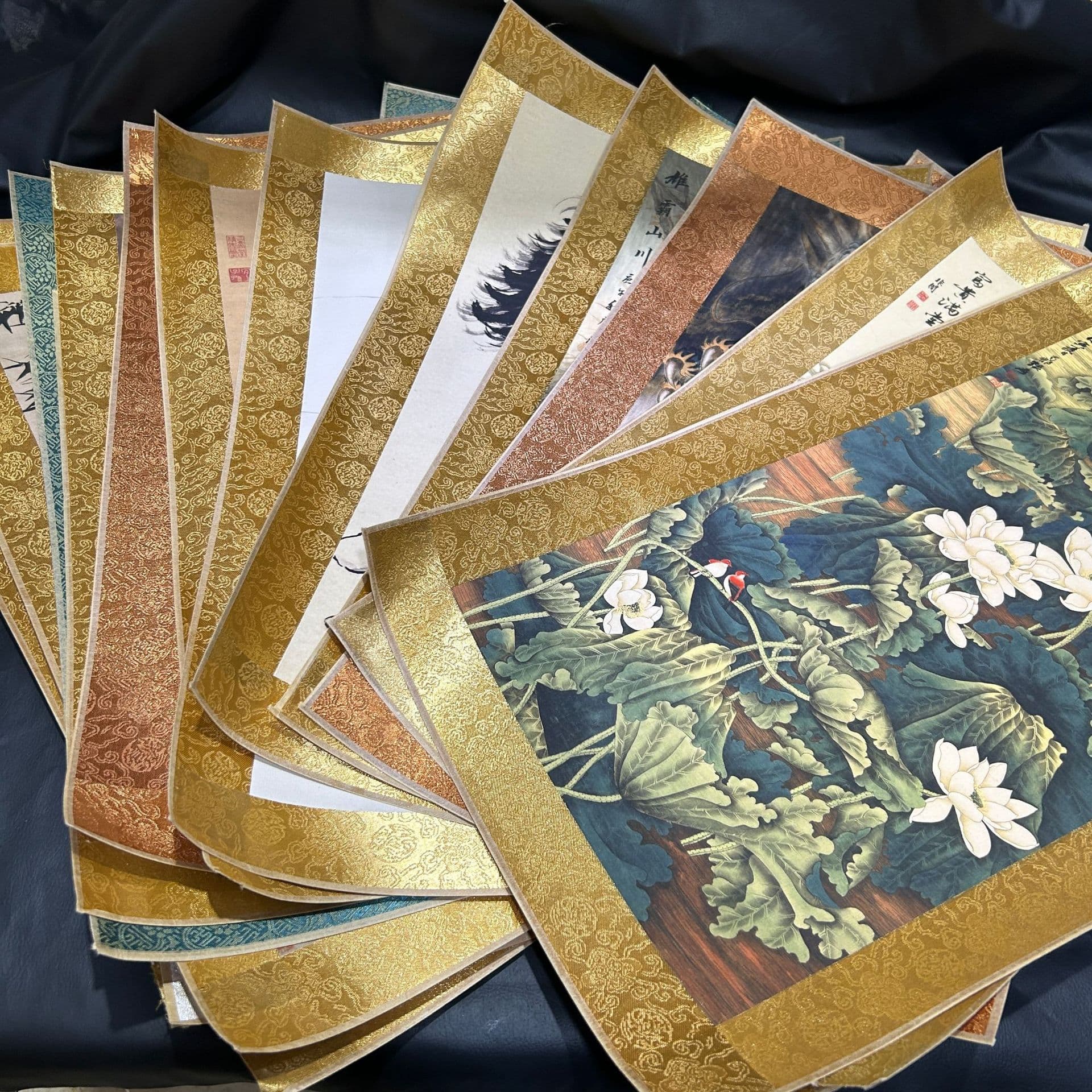 Antique painting reproductions, landscape paintings, traditional Chinese paintings, various famous artworks, factory wholesale for live stream supply with professional drop shipping.