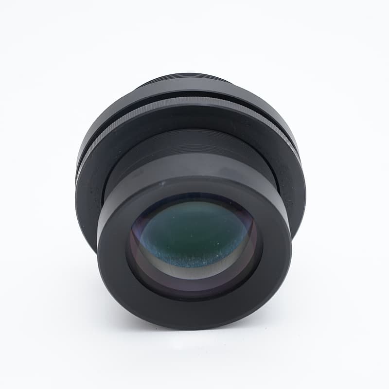 Optical lens for home and office projector, 3-element optical glass lens, all-plastic housing