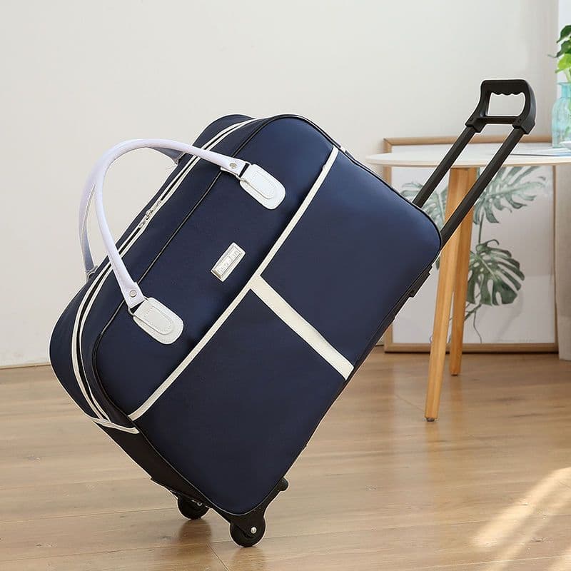 Travel bag foldable large-capacity trolley bag short-distance travel female student portable luggage bag lightweight male luggage bag