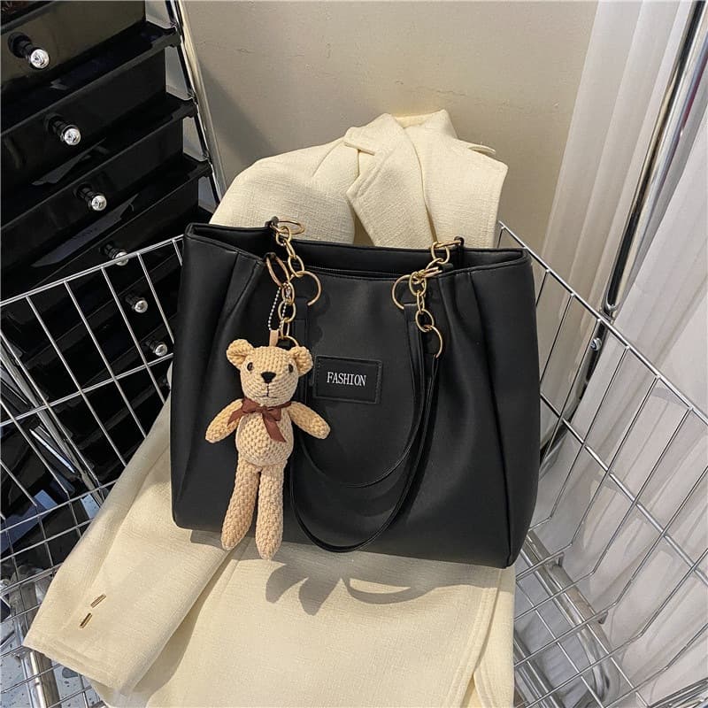 Large Capacity Winter Tote Bag for Women 2024 New Style Versatile Shoulder Bag Fashionable Premium Look Commuter Tote