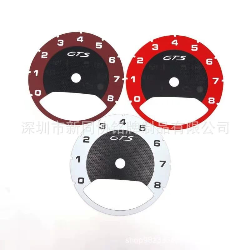 Car gauge, dashboard panel, PC PVC PET material optional, bright colors to enhance car.