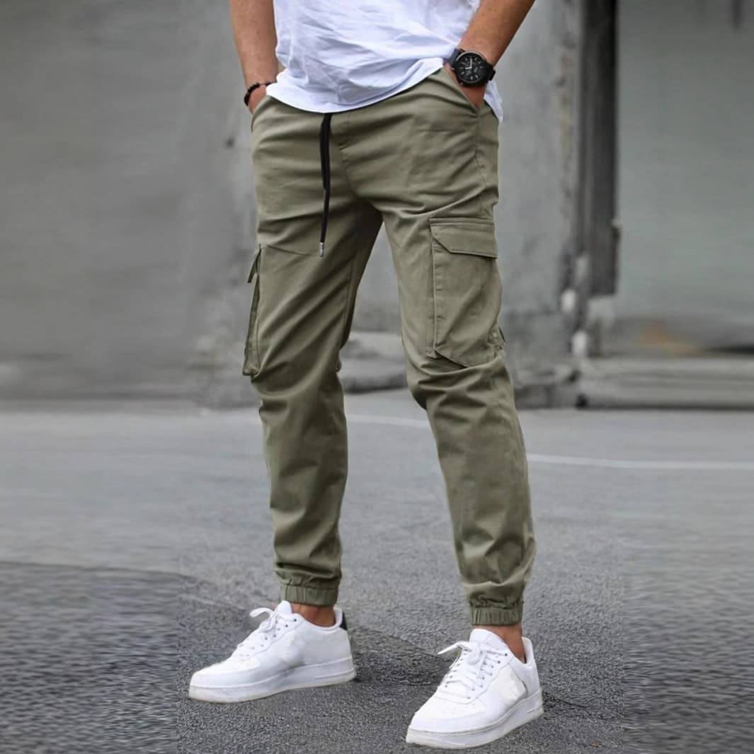 Cross-border American Pants Men's High Street Trendy Brand Loose Straight Overalls Sports Casual Charge Pants