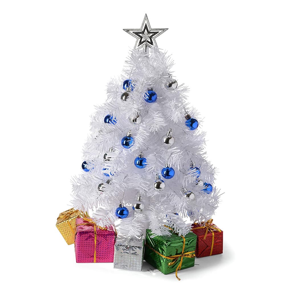 Christmas Decoration Gift Mini 45cm White Christmas Tree Ornament 60cm Christmas Tree Set