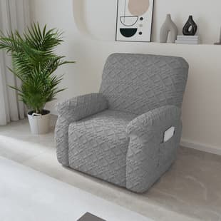 Thickened Soft Cotton Velvet Chestershire Sofa Cover Full Wrap First Class Sofa Cover High Elasticity Single Electric Recliner Cover