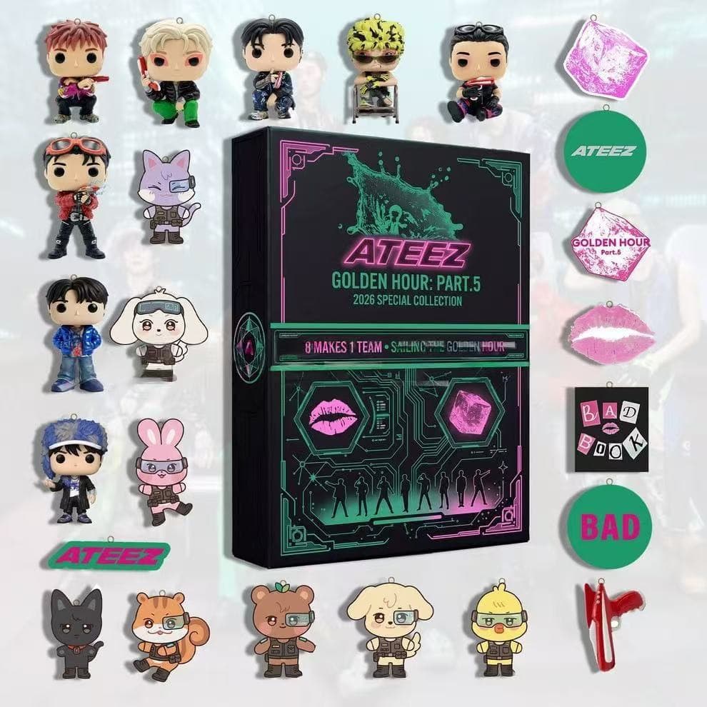 Cross-border Trade ATEEZ Golden Hour Part.5 2026 ATEEZ Golden Era Calendar Blind Box