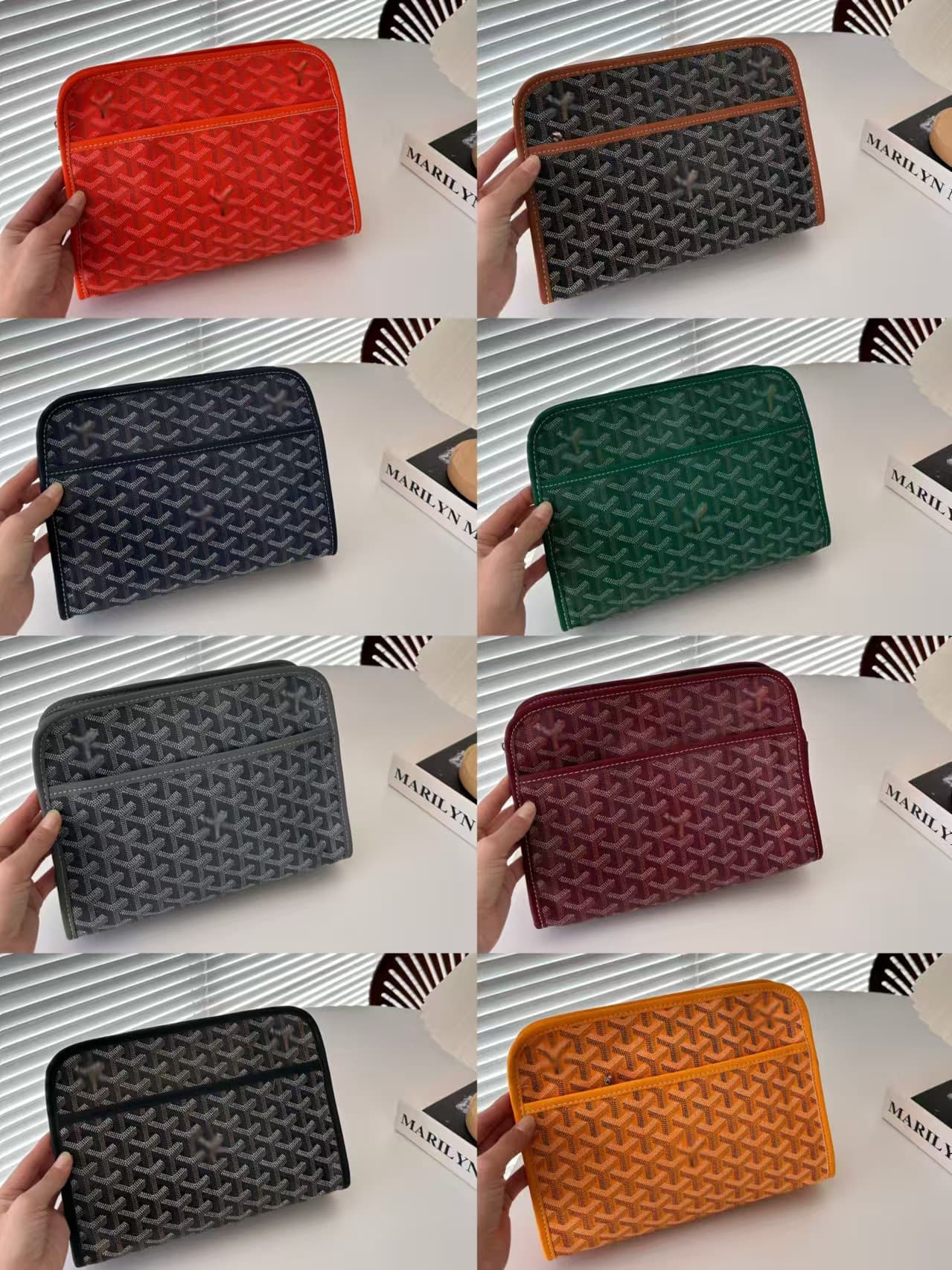 New Stylish Handbag Makeup Bag Wash Bag Trendy Macaron Color TikTok Instagram Style