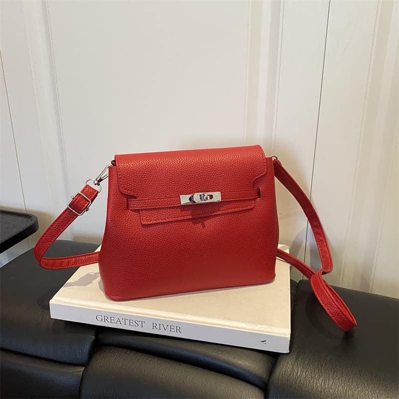 2026 Summer New Minimalist Niche Women's Handbag High-Appeal Korean Style Casual Elegant Women's Shoulder Bag
