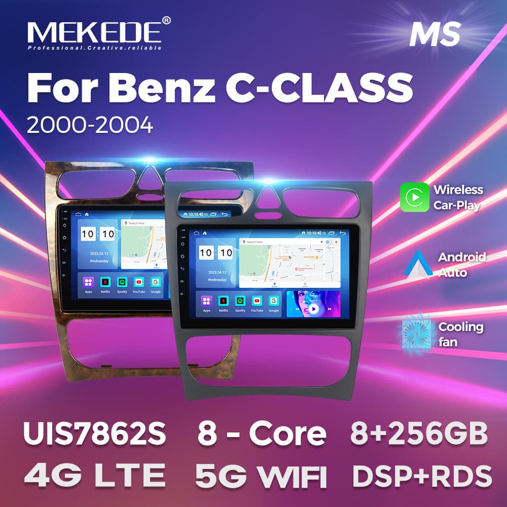 For Mercedes-Benz CLK W209 W203 W208 W463 Vaneo Viano Android Head Unit