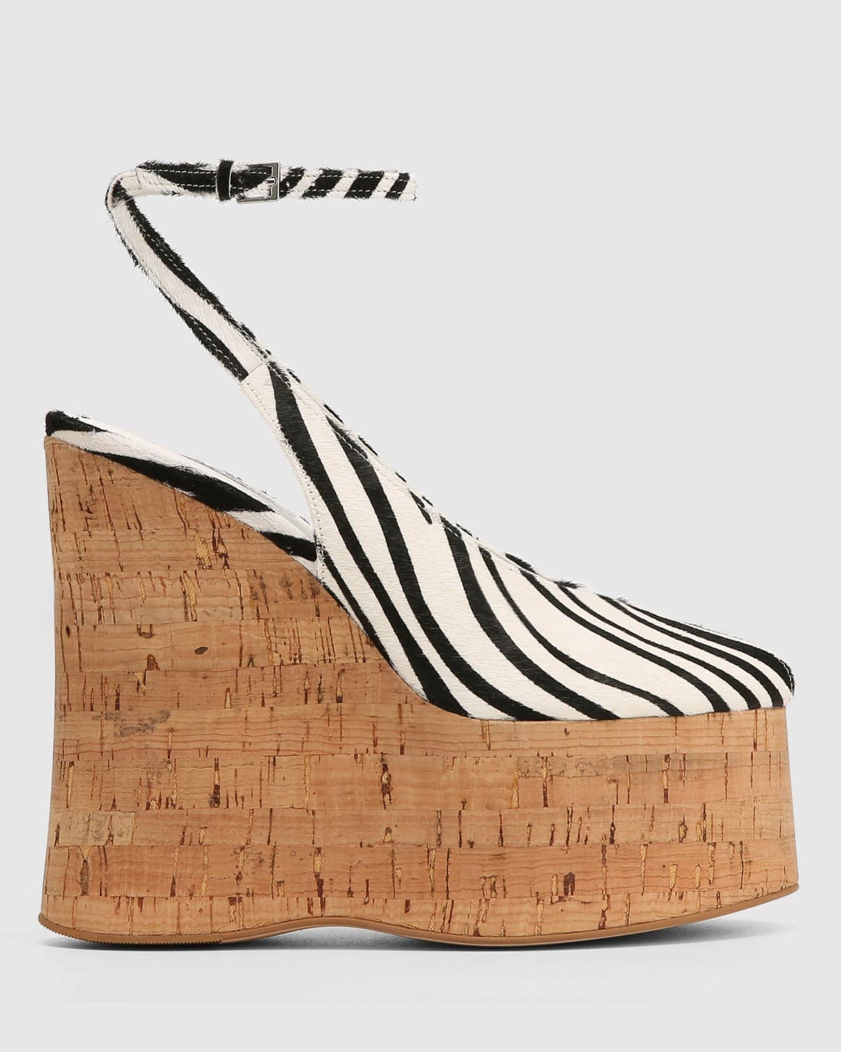 Cross-border Thick Sole Platform Sandals 2026 New Fashion Versatile Peep Toe Wedge Heel High Heel Open Back Shoes