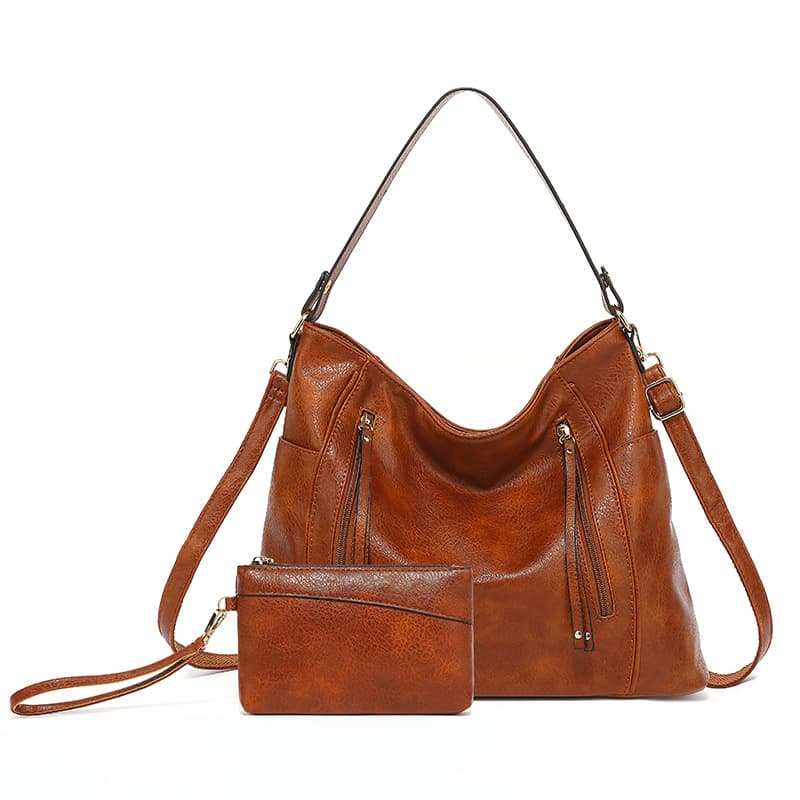 Guangzhou Women's Bag In Stock Cross-Border Fashion Women's Handbag New Style Shoulder Crossbody Bag Source Factory Bag