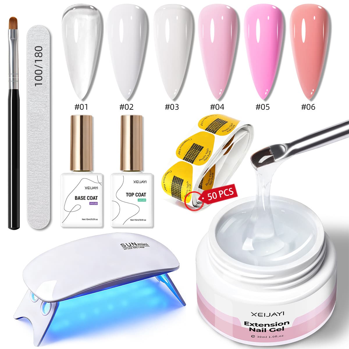 2026 New Extension Glue Set Functional Glue Manicure Novice Nail Art Shop Wholesale Cross-Border Exclusive