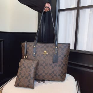 Women's Bag 2025 New Premium Texture Printed Tote, Luxury Vintage Shoulder Bag, Fashionable Elegant Handbag