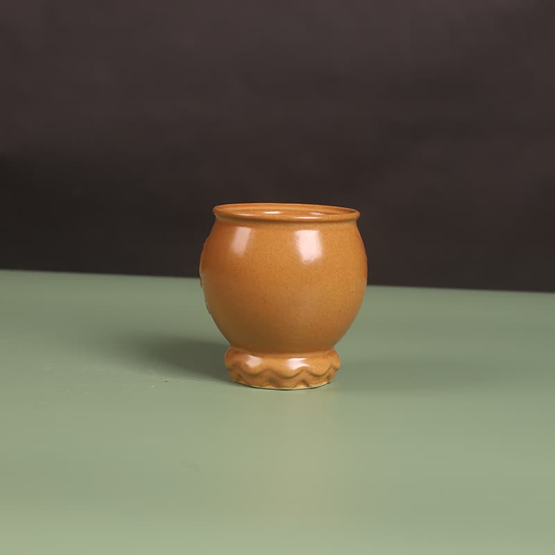Ceramic zisha mineral mud moxibustion cups, cupping/scraping vessels, thickened heat-proof herbal mud therapy containers