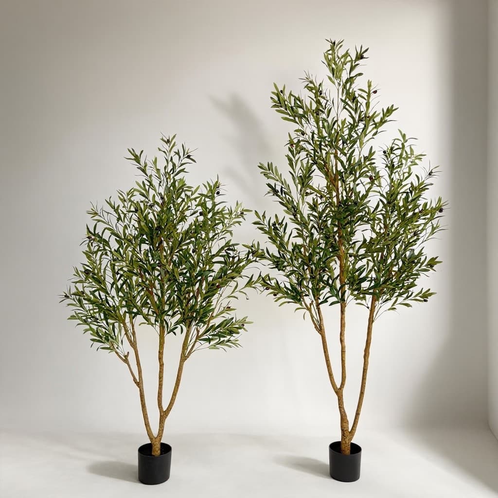 43cm artificial olive tree cross-border standard parts simulated olive bonsai floor-standing potted indoor large green plant potted plant
