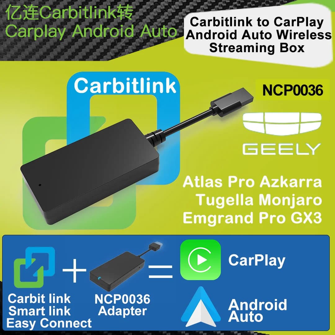 Cross-border Yilian Carbitlink Wireless CarPlay Wireless Android Auto Box USB Adapter