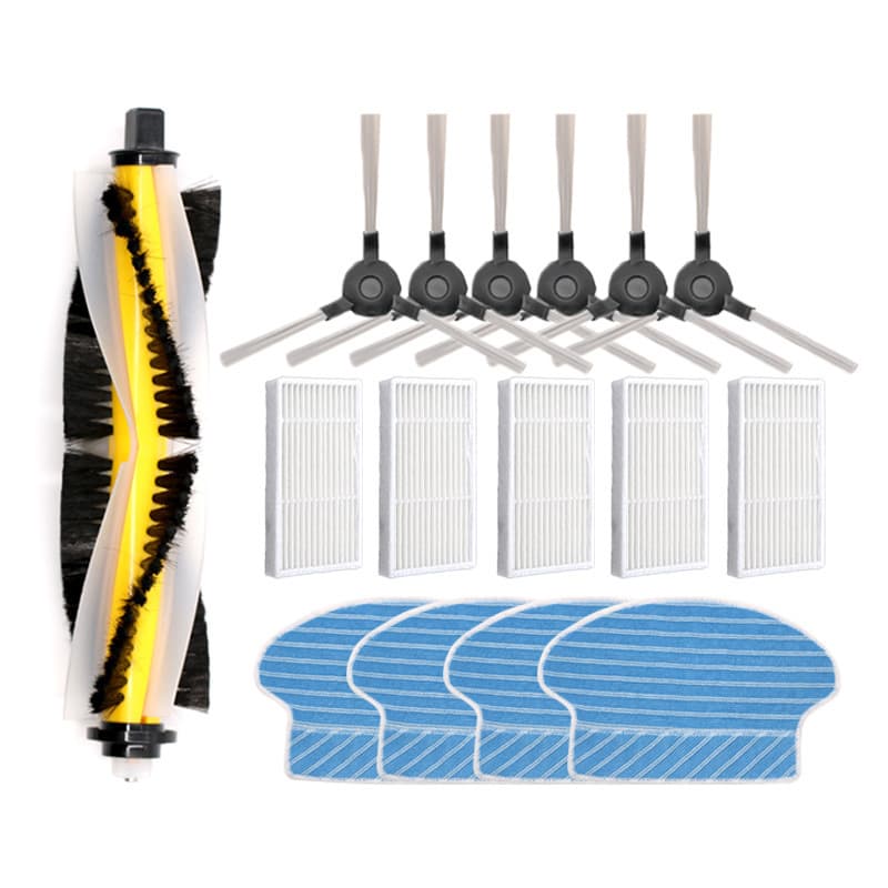 Compatible with Proscenic Robot Vacuum Parts Side Brush 780T 790T Roller Brush Filter Cloth