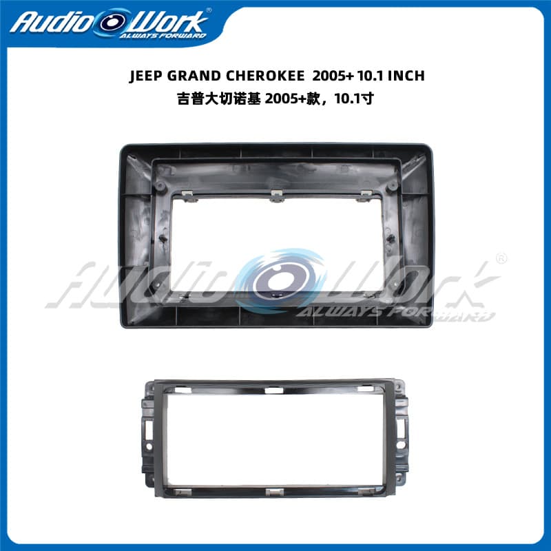 Suitable for 2005+ Jeep Grand Cherokee Navigation Frame Android Central Control Large Screen Frame Car Navigation Panel Frame